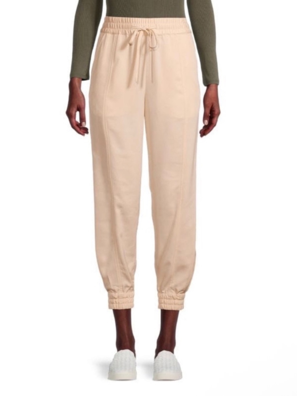 DEREK LAM 10 CROSBY Phoenix Drawstring Jogger High Waist